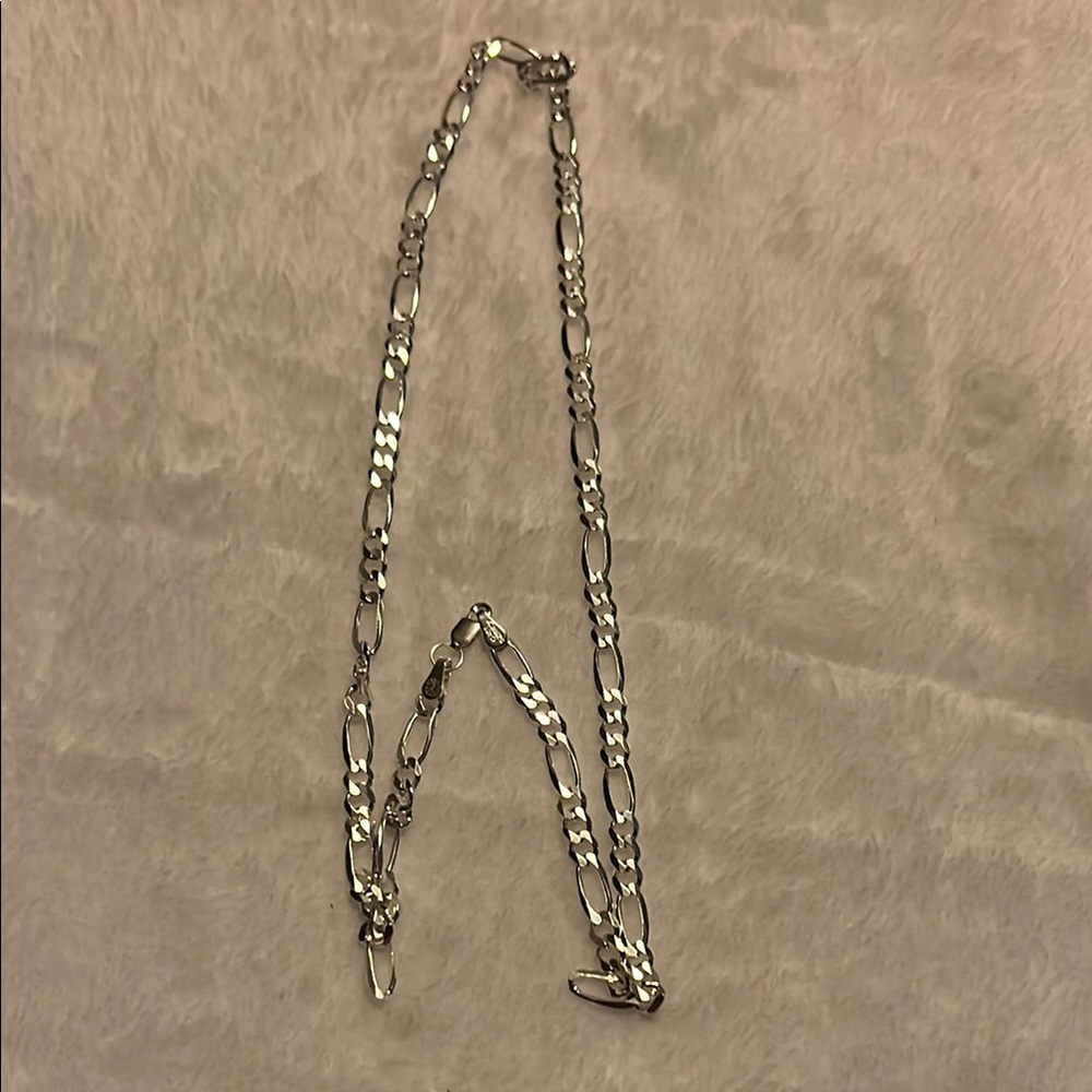 Delicate Silver Cable Chain Necklace - image 4